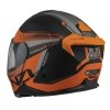 Kask Motocyklowy NZI Combi 3 Duo Daily Black Orange Antracite Matt
